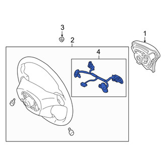 Toyota OE - Steering Wheel Radio Controls