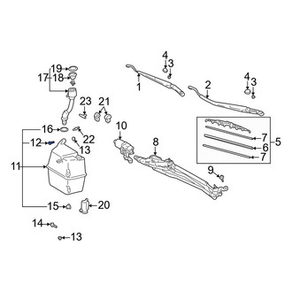 Toyota OE - Bumper Impact Absorber Bolt