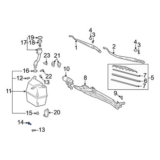 Toyota OE - Radiator Support Splash Shield Bolt