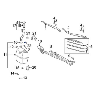 Toyota OE - Windshield Washer Hose Connector