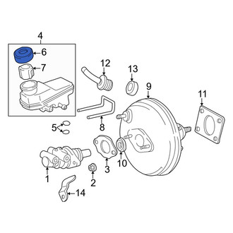Toyota OE - Brake Master Cylinder Reservoir Cap