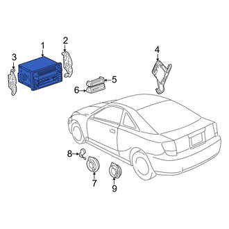 Toyota OE - Radio Control Unit