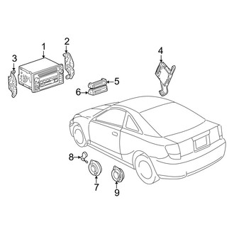 Toyota OE - Instrument Panel - Sound System