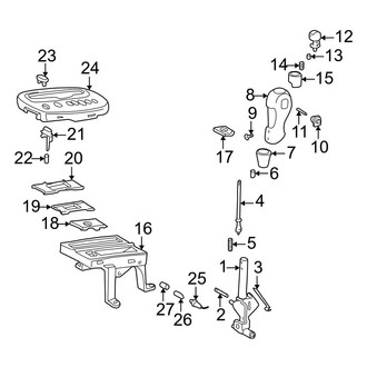 Toyota OE - Console - Transmission Shift Lever (Automatic Tr)