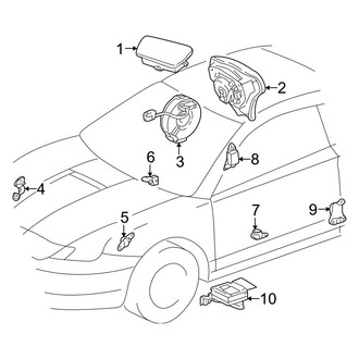 Toyota OE - Restraint Systems - Air Bag Components