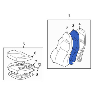 Toyota OE - Front Seat Back Cushion