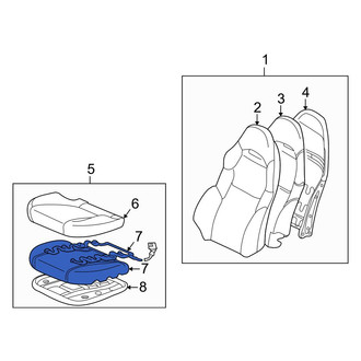 Toyota OE - Front Left Seat Cushion Pad