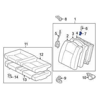 Toyota OE - Folding Seat Latch Grommet