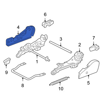 Toyota OE - Front Right Seat Track Cover