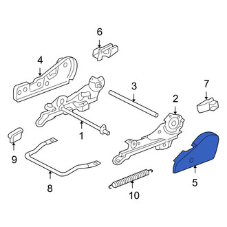 Toyota OE - Front Right Inner Seat Track Cover