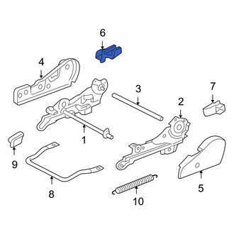 Toyota OE - Front Right Outer Seat Track Cover