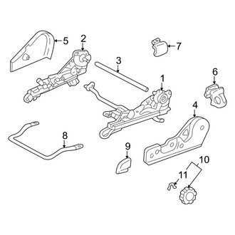 Toyota OE - Seats & Tracks - Tracks & Components (Driver Side)