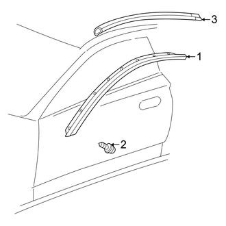 Toyota OE - Roof - Exterior Trim