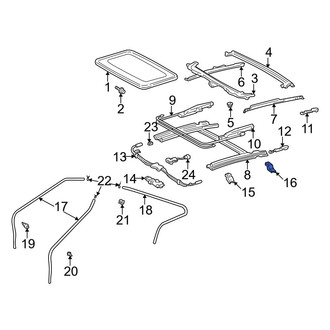 Toyota OE - Sunroof Frame Bracket