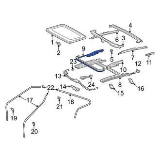 Toyota OE - Right Sunroof Cable