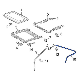 Toyota OE - Rear Sunroof Drain Hose