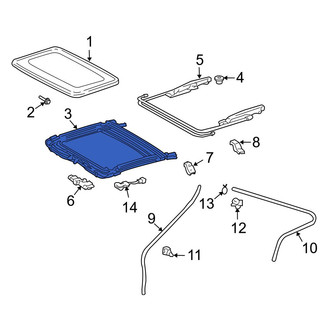 Toyota OE - Sunroof Frame
