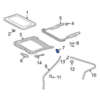 Toyota OE - Sunroof Frame Bracket