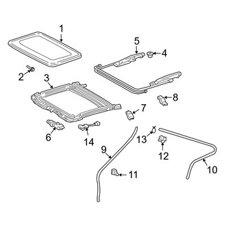 Toyota OE - Roof - Sunroof