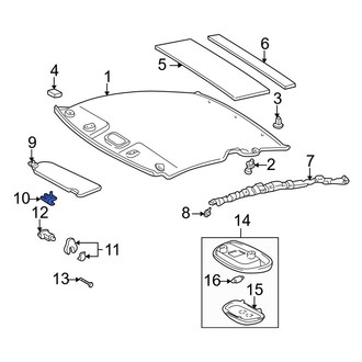 Toyota OE - Sun Visor Holder