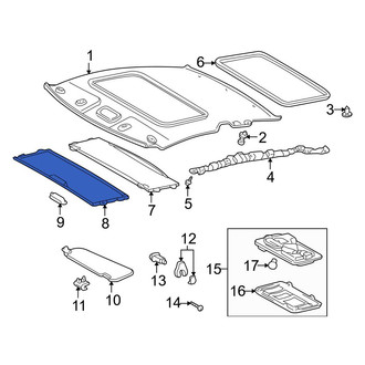 Toyota OE - Inner Sunroof Cover