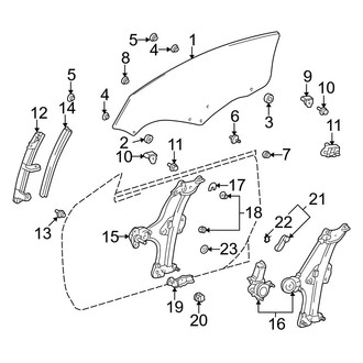 Toyota OE - Door - Glass & Hardware