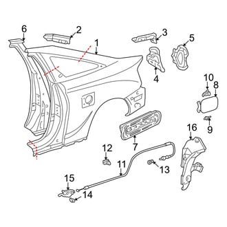 Toyota OE - Quarter Panel & Components