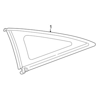 Toyota OE - Quarter Panel - Glass