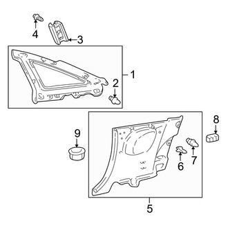 Toyota OE - Quarter Panel - Interior Trim