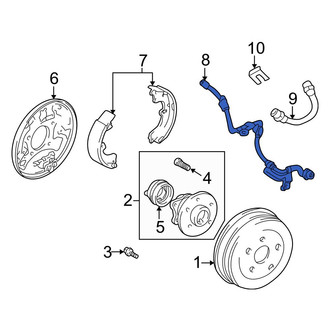 Toyota OE - Rear Right ABS Wheel Speed Sensor Wiring Harness