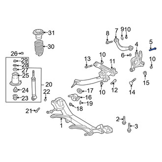Toyota OE - Suspension Knuckle Bolt