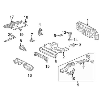 Toyota OE - Rear Body & Floor - Rear Body