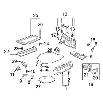Toyota OE - Rear Body & Floor - Interior Trim
