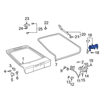 Toyota OE - Liftgate Lock Cylinder