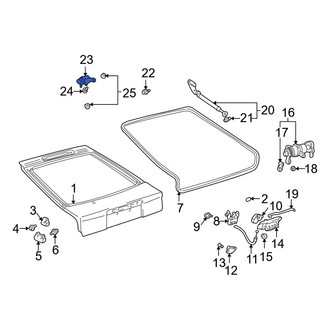 Toyota OE - Rear Liftgate Hinge