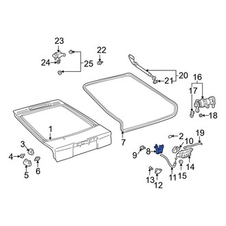 Toyota OE - Rear Liftgate Latch