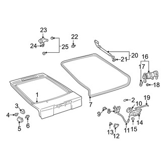 Toyota OE - Lift Gate - Gate & Hardware