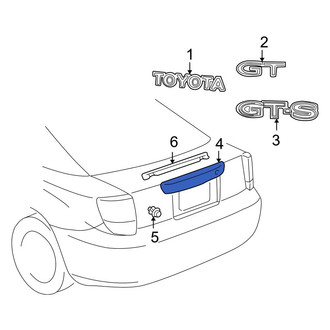 Toyota OE - Rear Liftgate Finish Panel