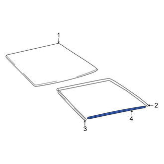 Toyota OE - Rear Lower Outer Liftgate Reveal Molding
