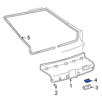 Toyota OE - Rear Liftgate Pull Handle Cap