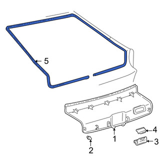 Toyota OE - Rear Inner Liftgate Reveal Molding