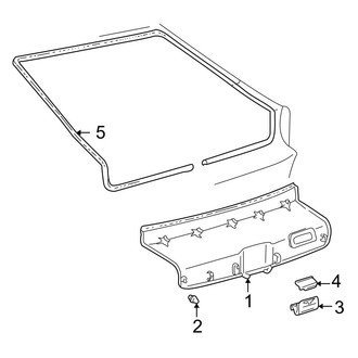 Toyota OE - Lift Gate - Interior Trim