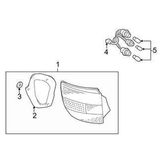 Toyota OE - Rear Lamps - Combination Lamps