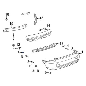 Toyota OE - Fender Flare Grommet