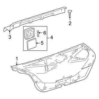 Toyota OE - Trunk Lid - Interior Trim