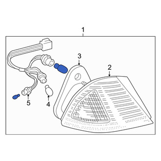 Toyota OE - Rear Right Tail Light Assembly