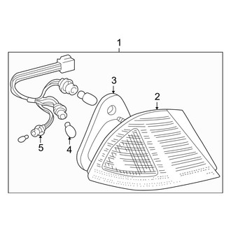 Toyota OE - Rear Lamps - Combination Lamps