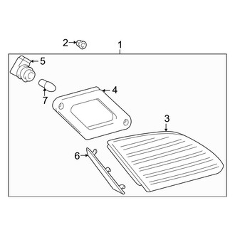 Toyota OE - Rear Lamps - Backup Lamps