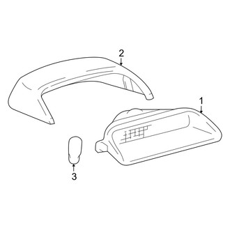 Toyota OE - Rear Lamps - High Mounted Stop Lamp