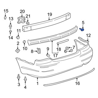 Toyota OE - Rear Bumper Cover Bolt